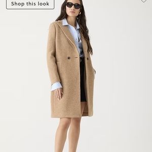 Jcrew  Daphne topcoat in Italian boiled wool